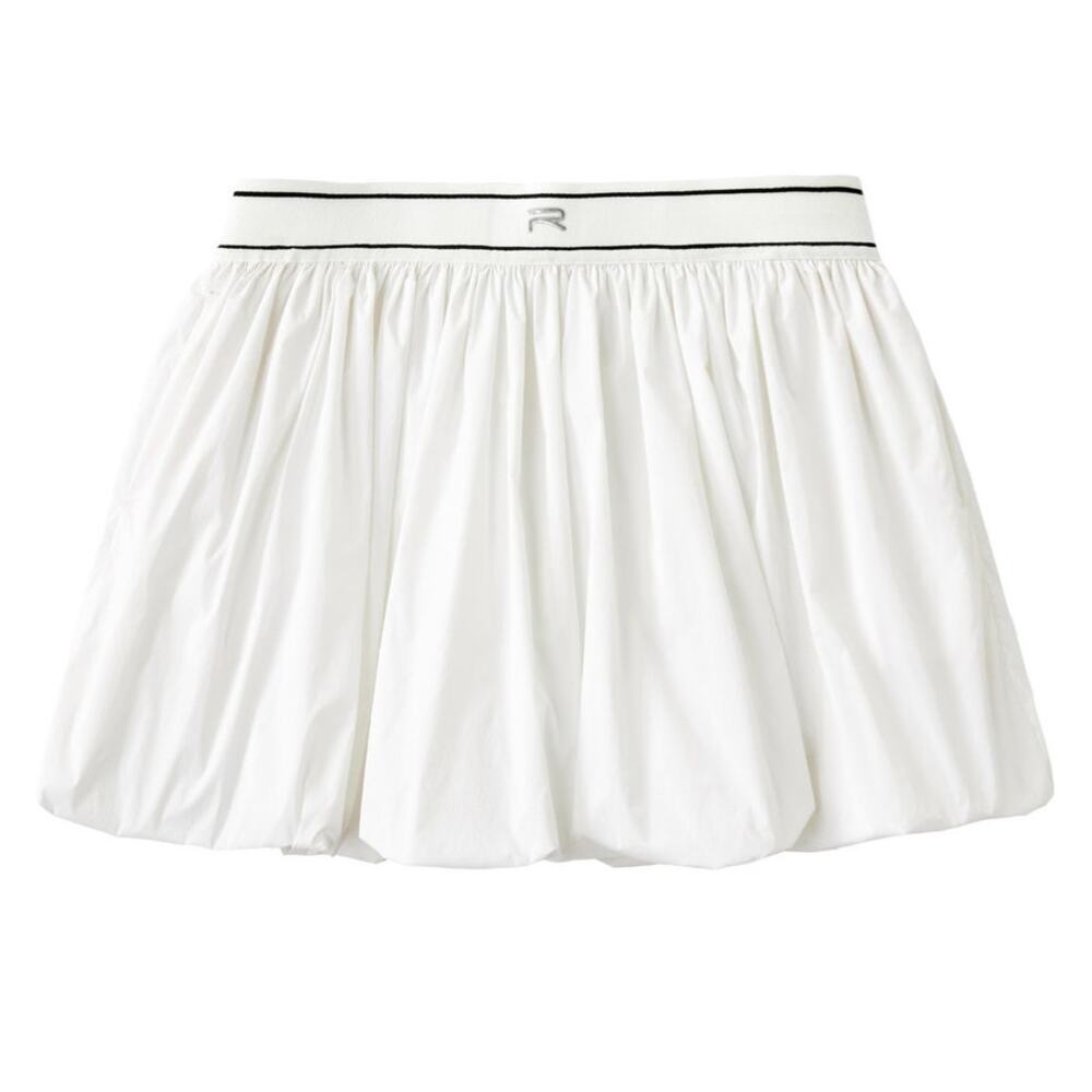 Ramsports Women’s White Pleated Tennis Skirt Athletic Mini Size M